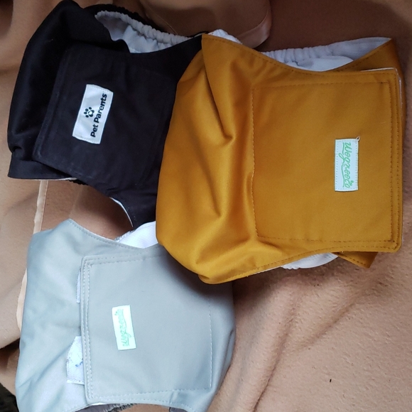 ( 4 diapers total) Incontinence Diapers for Dogs - Picture 13 of 16